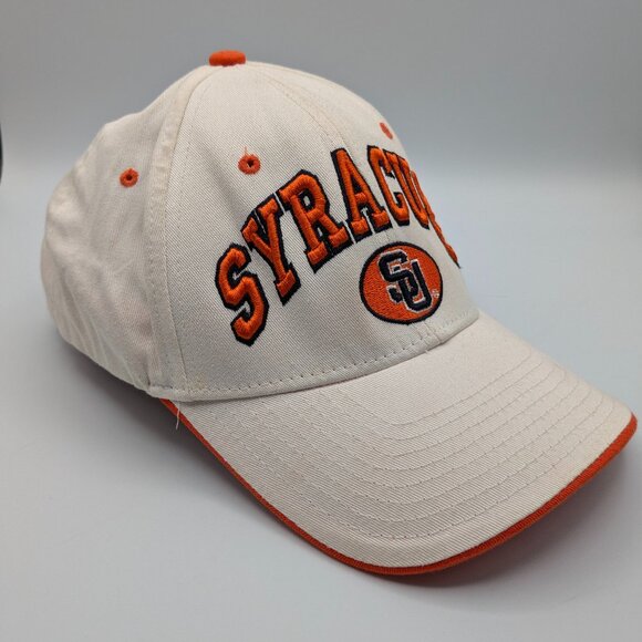 Syracuse University Hat Zephyr White Cotton "The Cuse" on Closure - Picture 2 of 11